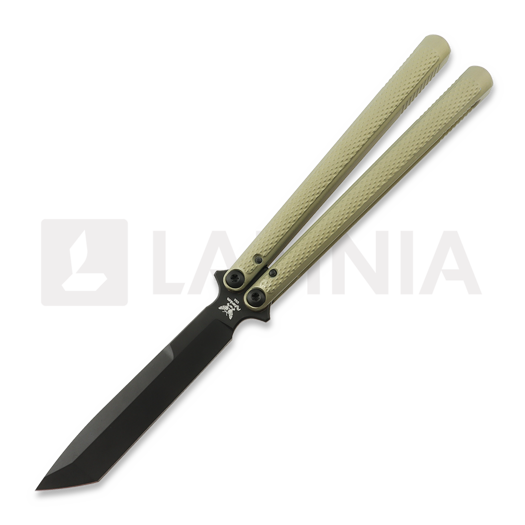 Balisong Flytanium Talisong Z - Tanto - Bushing / Champagne / Black DLC