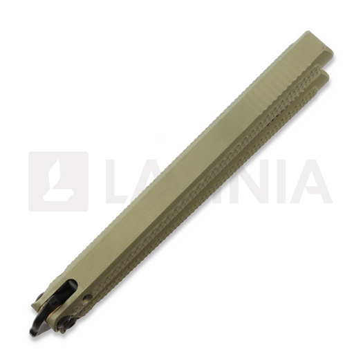 Flytanium Talisong Z - Tanto - Bushing / Champagne / Black DLC balisong