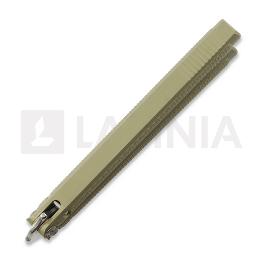 Нож пеперуда Flytanium Talisong Z - Tanto - Bushing / Champagne / Stonewash