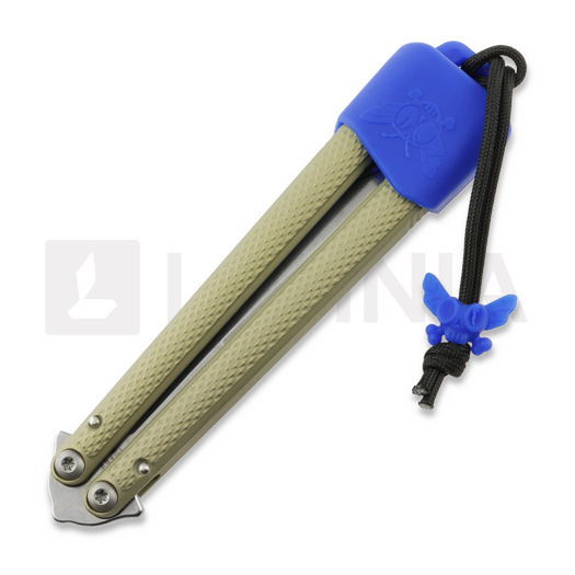 Flytanium Talisong Z - Tanto - Bushing / Champagne / Stonewash perhosveitsi