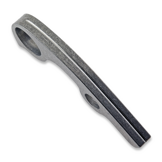 Flytanium Titanium Backspacer for Spyderco Para3 - Stonewash