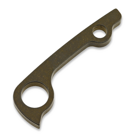 Flytanium Titanium Backspacer for Spyderco PM2 - Bronze Anodize