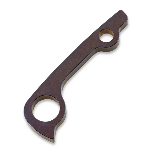 Flytanium Titanium Backspacer for Spyderco PM2 - Purple Anodize