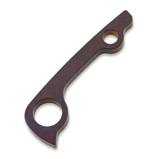 Flytanium Titanium Backspacer for Spyderco PM2 - Purple Anodize