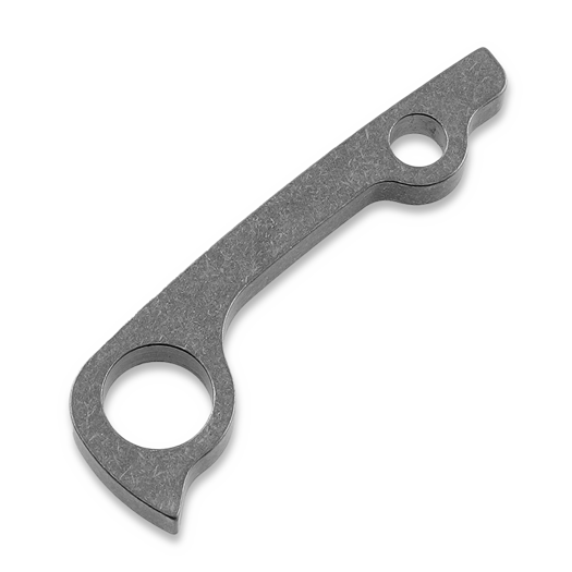 Flytanium Titanium Backspacer for Spyderco PM2 - Stonewash