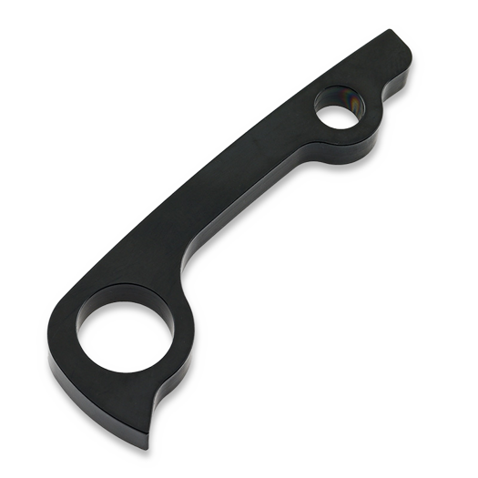 Flytanium Titanium Backspacer for Spyderco PM2 - Titanium Black