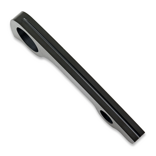 Flytanium Titanium Backspacer for Spyderco PM2 - Titanium Black