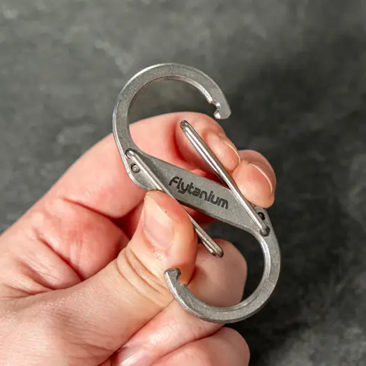 Flytanium Titanium Dual-Gate Carabiner