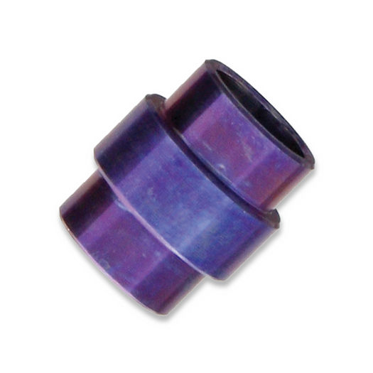 Flytanium Titanium Lanyard Tube for Spyderco PM2 & Para3 Purple