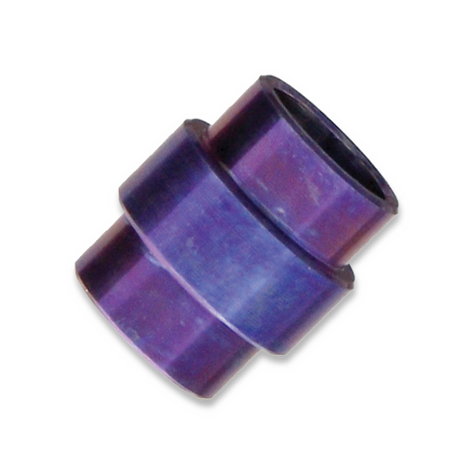 Flytanium Titanium Lanyard Tube for Spyderco PM2 & Para3 Purple