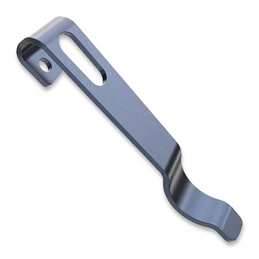 Flytanium Titanium Pocket Clip for Boker Kalashnikov Knives - Blue Anodized