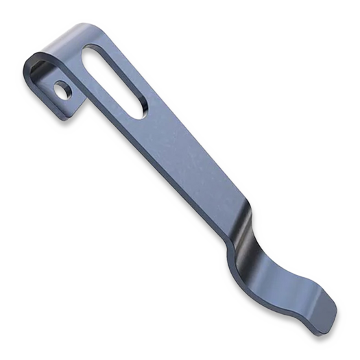 Flytanium Titanium Pocket Clip for Boker Kalashnikov Knives - Blue Anodized