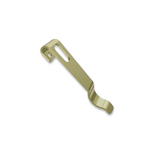 Flytanium Titanium Pocket Clip for Boker Kalashnikov Knives - Gold Anodize
