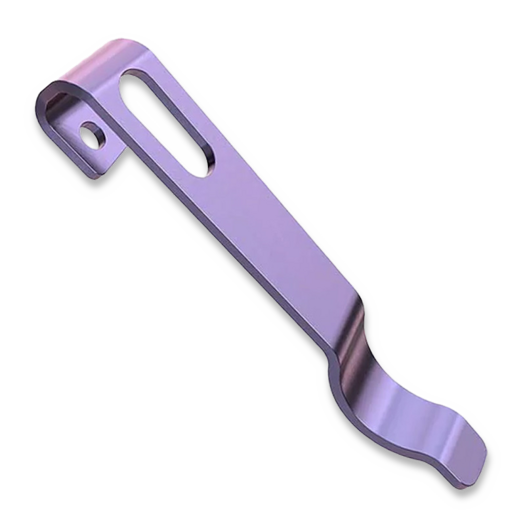 Flytanium Titanium Pocket Clip for Boker Kalashnikov Knives - Purple