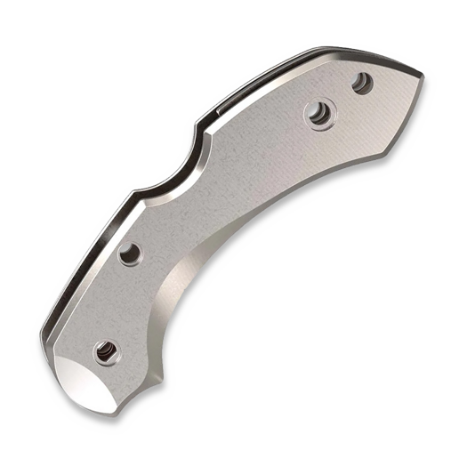 Flytanium Titanium Scale Kit For Spyderco Dragonfly, Stonewash