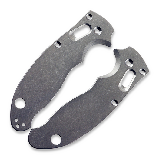 Flytanium Titanium Scales for Spyderco Manix 2 - Antique Stonewash