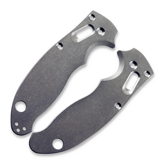 Flytanium Titanium Scales for Spyderco Manix 2 - Antique Stonewash