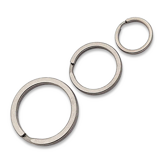 Flytanium Titanium Split Key Rings - Set of 3