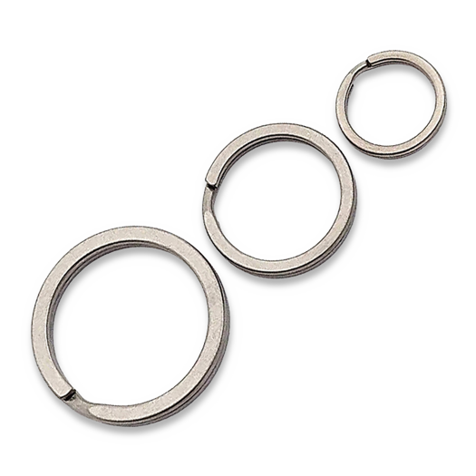 Flytanium Titanium Split Key Rings - Set of 3