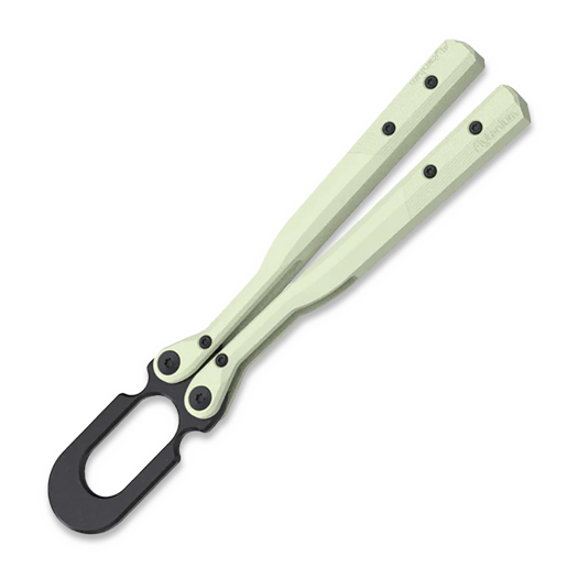 Flytanium U.F.O. Flipping Object - Glow in the Dark balisong trainer