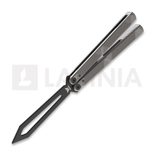 Flytanium Zenith Trainer 2.0 - Gunmetal Gray / Black balisong trainer