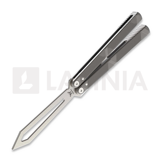 Flytanium Zenith Trainer 2.0 - Gunmetal Gray / Stonewash balisong trainer