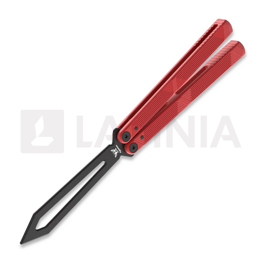 Couteau papillon d'entraînement Flytanium Zenith Trainer 2.0 - Lava Red / Black
