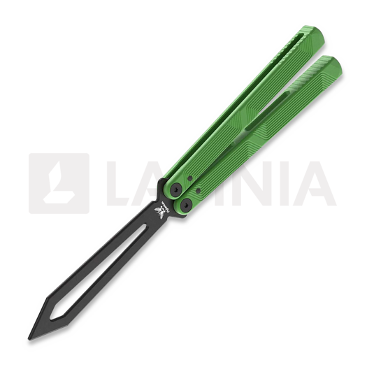 Тренировочный балисонг Flytanium Zenith Trainer 2.0 - Radioactive Green / Black