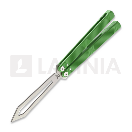 Тренировочный балисонг Flytanium Zenith Trainer 2.0 - Radioactive Green / Stonewash