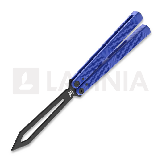 Navaja mariposa de entrenamiento Flytanium Zenith Trainer 2.0 - Slate Blue / Black