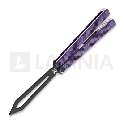 Flytanium Zenith Trainer 2.0 - Ultra Violet / Black balisong trainer