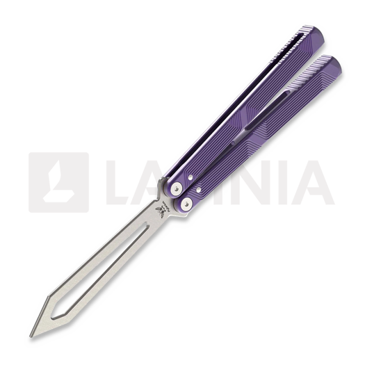 Тренировочный балисонг Flytanium Zenith Trainer 2.0 - Ultra Violet / Stonewash