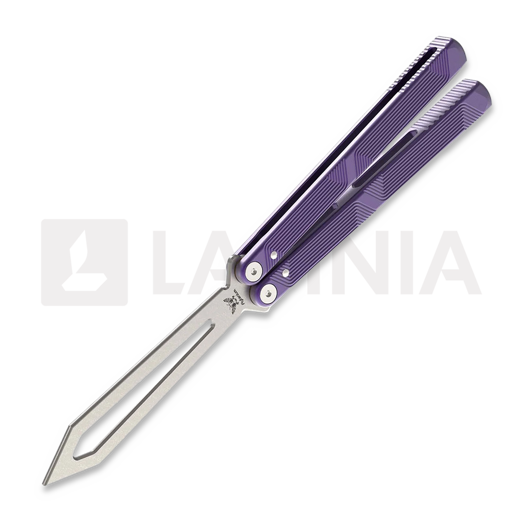 Balisong trainer Flytanium Zenith Trainer 2.0 - Ultra Violet / Stonewash