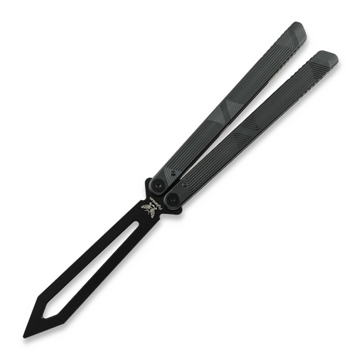 Coltello a farfalla per allenamento Flytanium Zenith Trainer - Gunmetal Gray / Black