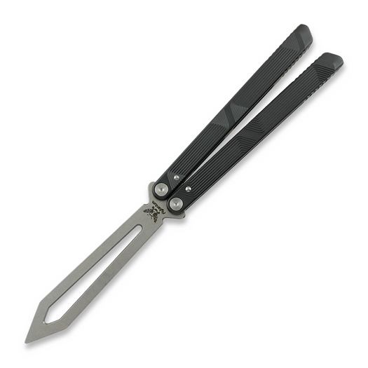 Coltello a farfalla per allenamento Flytanium Zenith Trainer - Gunmetal Gray / Stonewash