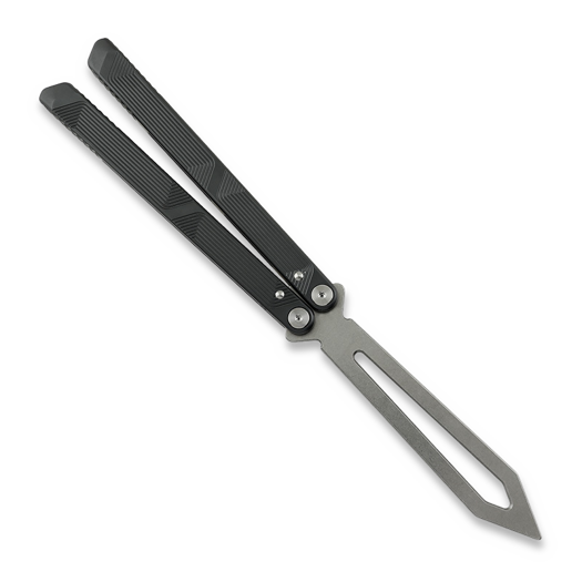 Тренировочный балисонг Flytanium Zenith Trainer - Gunmetal Gray / Stonewash