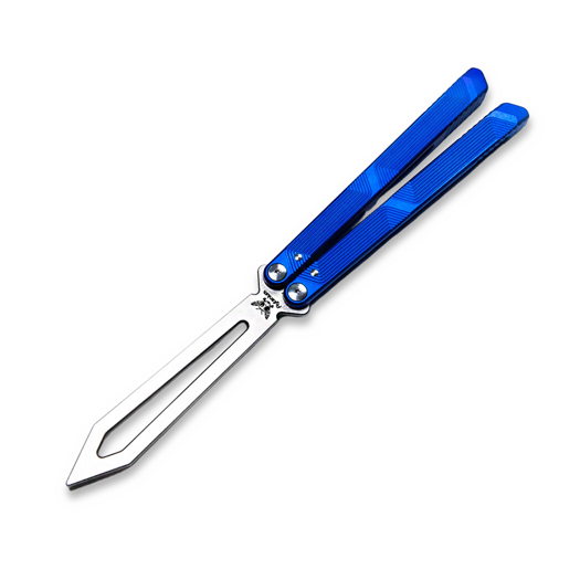 Flytanium Zenith Trainer - Static Blue / Stonewash Bali-song Trainingsmesser