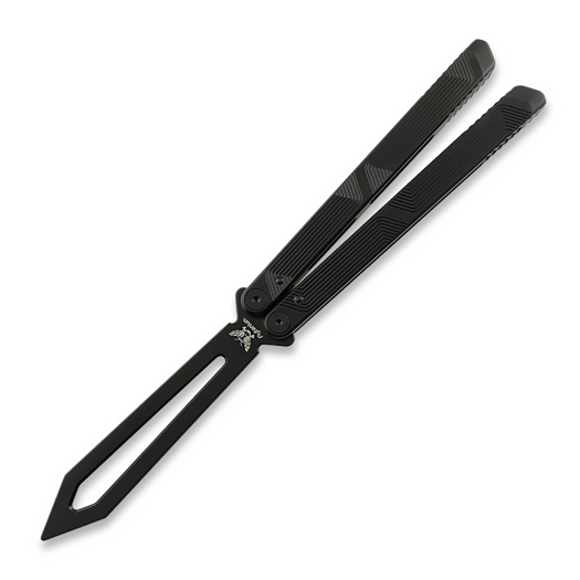 Flytanium Zenith Trainer - Void Black / Black balisong trainer