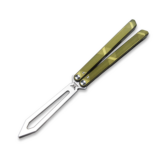 Balisong trainer Flytanium Zenith Trainer - Volt Lime / Stonewash