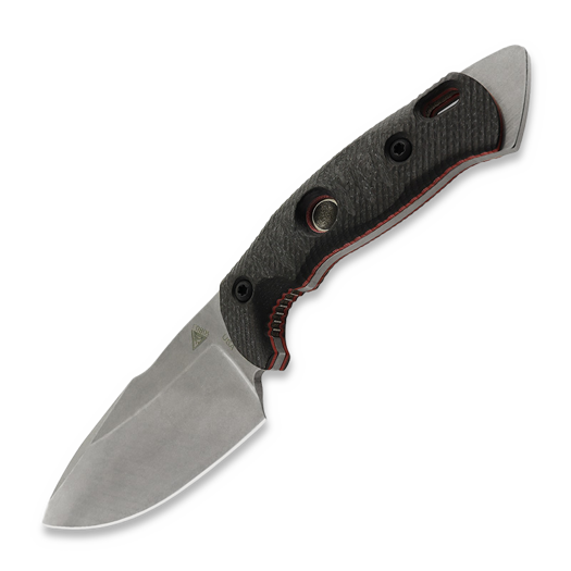 Nůž Fobos Knives Alaris, CF Black - Red Liner