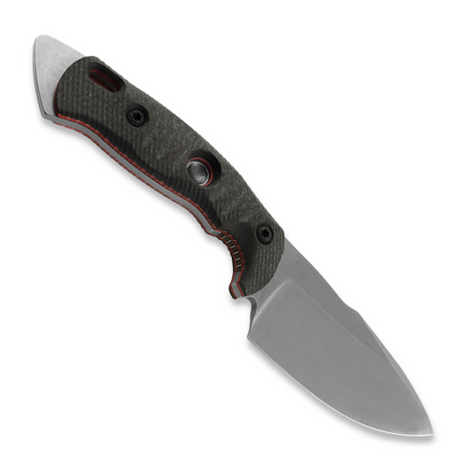Cuțit Fobos Knives Alaris, CF Black - Red Liner