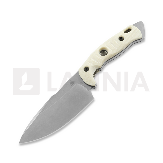 Fobos Knives Alaris mes, G10 Ivory - Black Liner