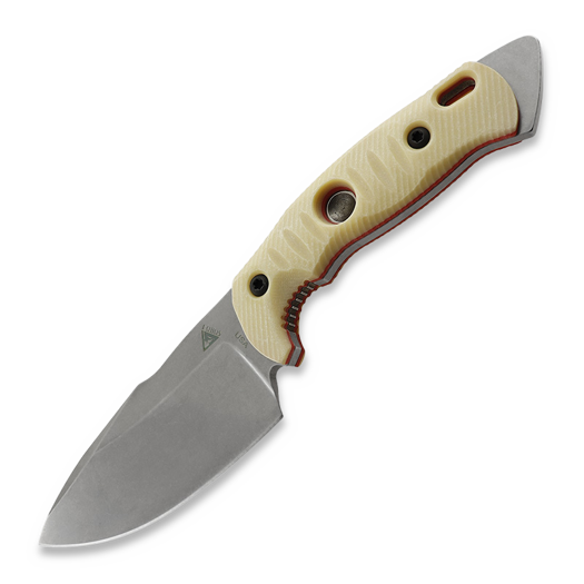 Fobos Knives Alaris nož, G10 Ivory - Red Liner