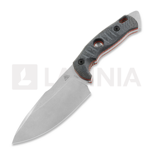 Fobos Knives Alaris nož, Micarta Black - Red Liner