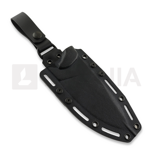 Cuțit Fobos Knives Alaris, Micarta Black - Red Liner