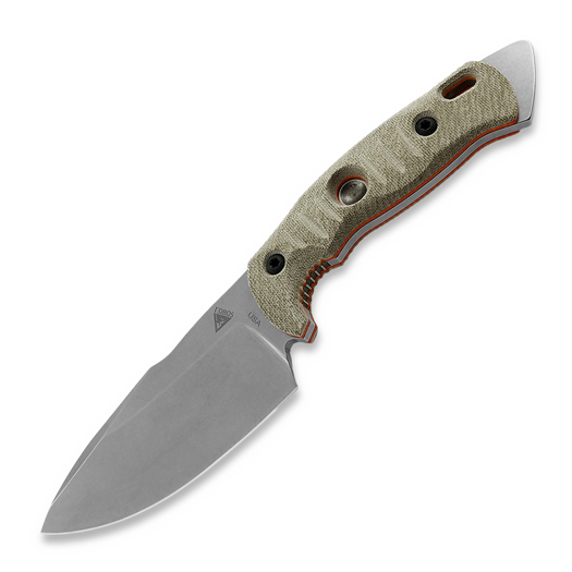 Fobos Knives Alaris kés, Micarta OD - Orange Liners