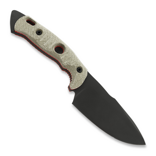 Нож Fobos Knives Alaris, Micarta OD - Red Liners