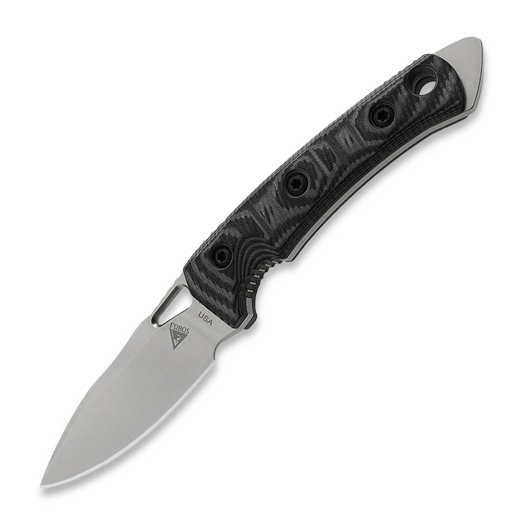 Nóż Fobos Knives Cacula, G10 Black - Grey Liners