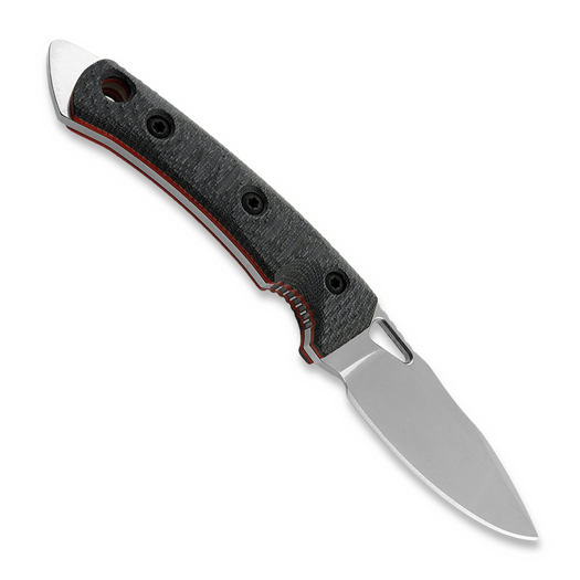 Нож Fobos Knives Cacula, Micarta Black - Red Liners