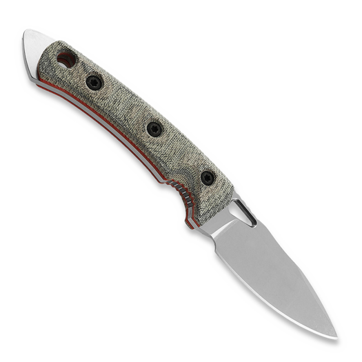 Cuțit Fobos Knives Cacula, Micarta Camo - Red Liners